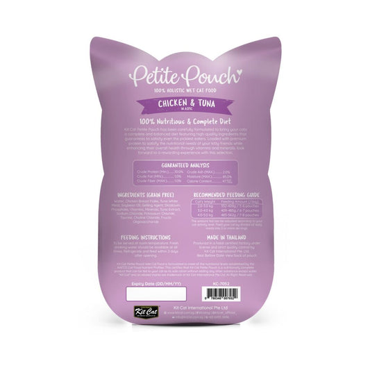 Kit Cat Petite Pouch 70g – Chicken & Tuna