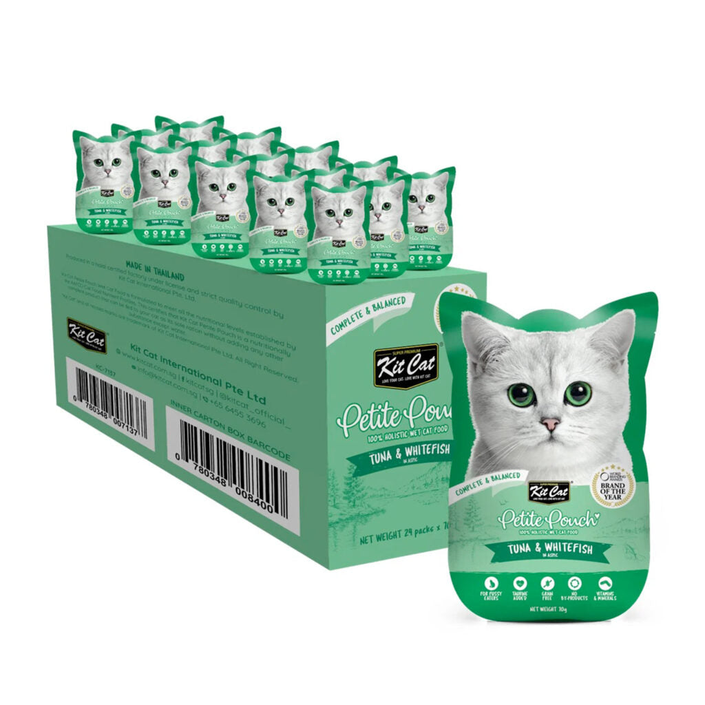 Kit Cat Petite Pouch 70g – Tuna & Whitefish