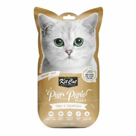 Kit Cat Purr Puree Plus+ Tuna & Cranberry (Urinary Care)