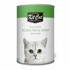Kit Cat Wild Caught Double Fish & Shrimp - 400G