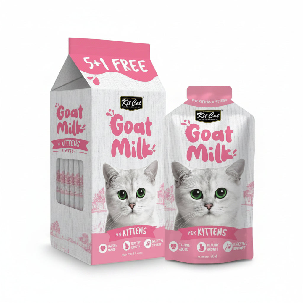 Kit Cat Goat Milk For Kittens 300ml ( 6 X 50ml )