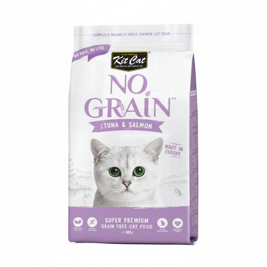 Kit Cat No Grain With Tuna And Salmon 1KG