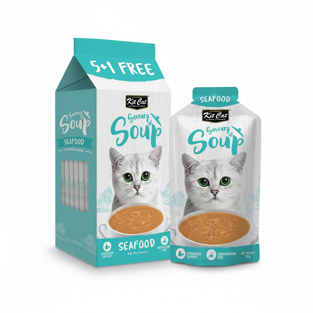 Kit Cat Savoury Soup Seafood 300g ( 6 X 50g )