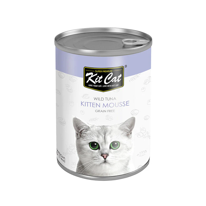 Kit Cat Wild Tuna Kitten Mousse Wet Food 400G