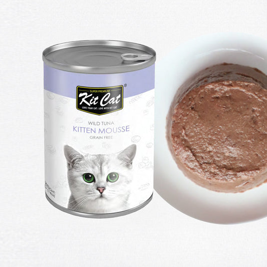 Kit Cat Wild Tuna Kitten Mousse Wet Food 400G