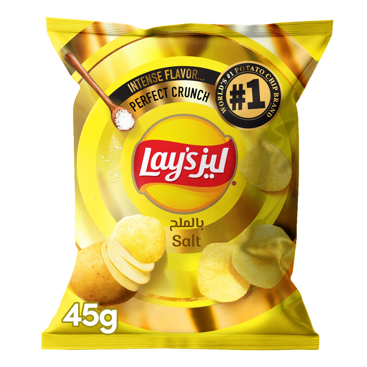 LAYS CHIPS SALTED 45GRMX50PKT