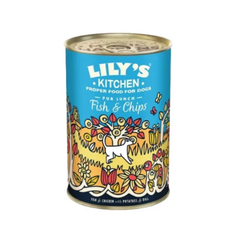 Lily's Kitchen Fish & Chips Wet Dog Food 400g