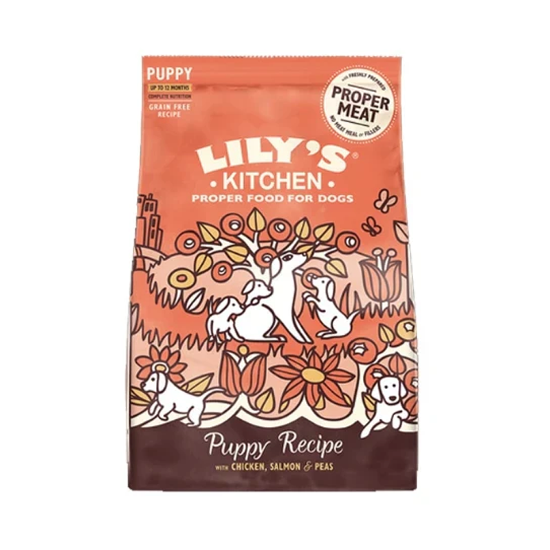 Lily's Kitchen Puppy Recipe with Chicken, Salmon & Peas Dry Food 2.5KG