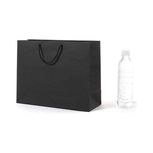 Luxury Black Paper Bag 47x15x35cm with Handle Gift Shopping Handle Bags
