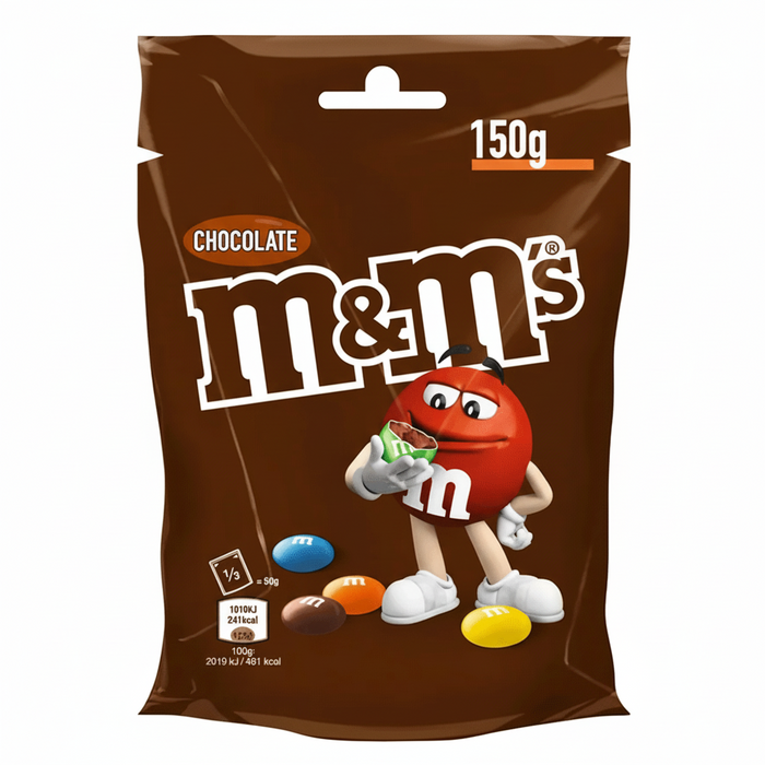 M&M PLAIN (NEW) 30 PKTS X 150 GRAMS  ARABIC
