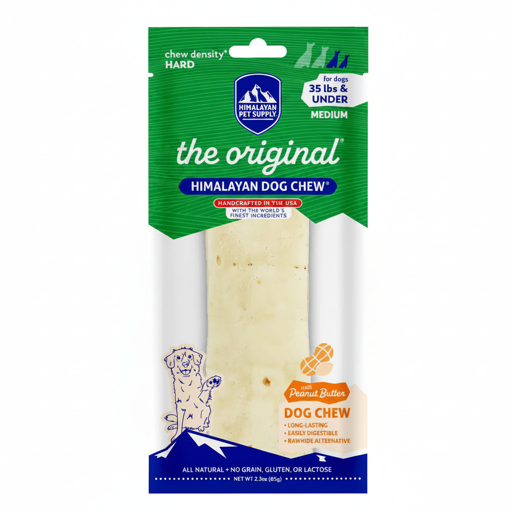 The Original Himalayan Dog Chew – Peanut Butter (Medium)