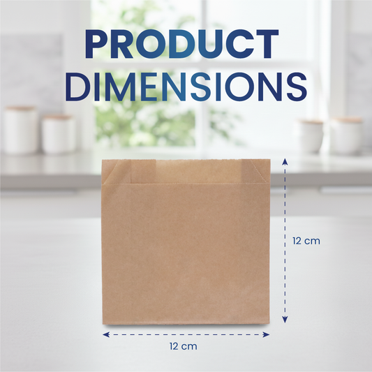 Paper Cookie Pouches – Brown & White | Bakery & Takeaway Packaging