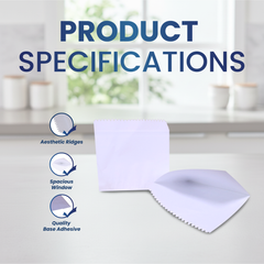 Paper Cookie Pouches – Brown & White | Bakery & Takeaway Packaging