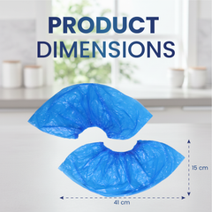 PE Shoe Cover Blue – 15x41cm 20 Bag x 100PCS