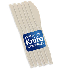 PSM Nature Knife – Eco-Friendly Disposable Cutlery (1 x 1000 Pieces)