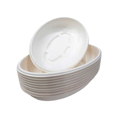 Bio-Degradable Burrito Oval Bowl 18 Oz With Lid 50 Pieces