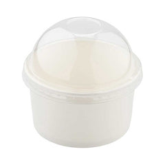 Paper Ice Cream Cup 10 Oz With Dome Lid 1X1000 Pieces