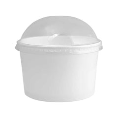 Paper Ice Cream Cup 16 OZ With Dome Lid 1X1000 Pieces