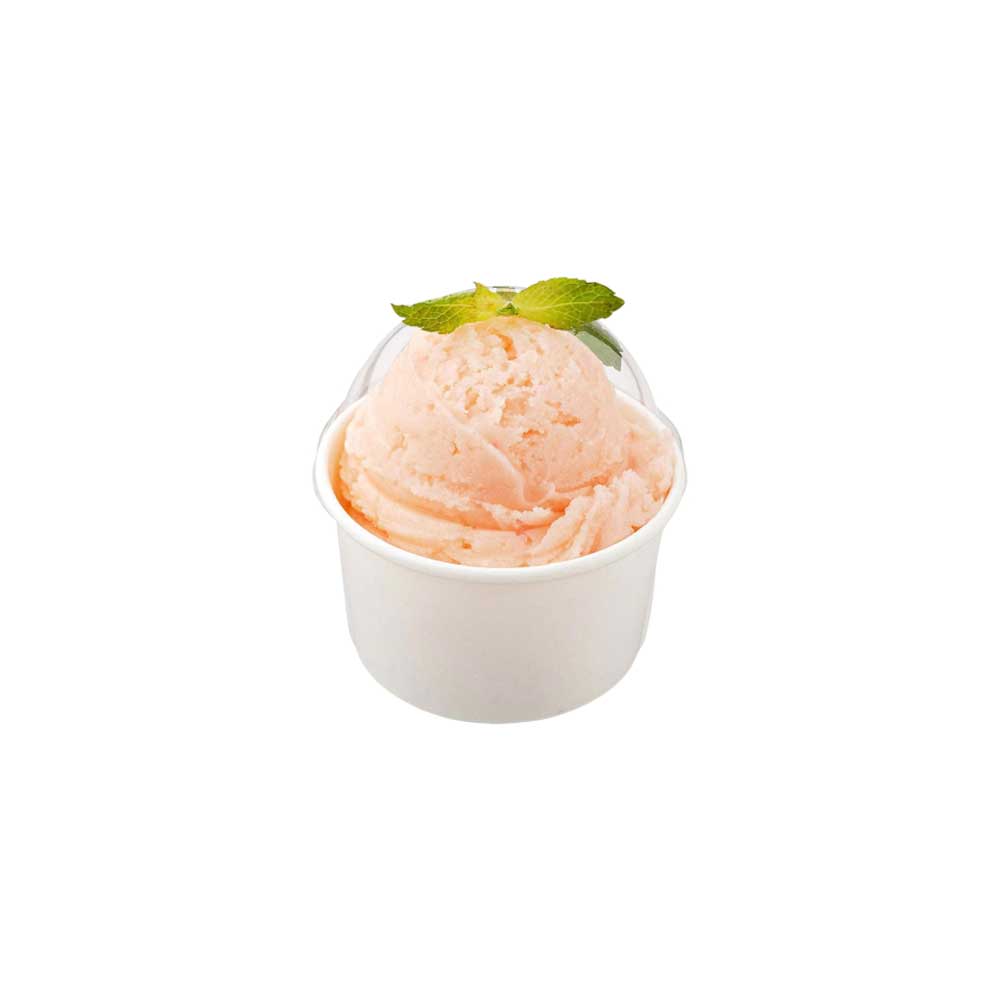 Paper Ice Cream Cup 4 OZ With Dome Lid 1X1000 Pieces