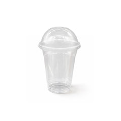 RPET Cups With Lid - Disposable Cold Drink Cups