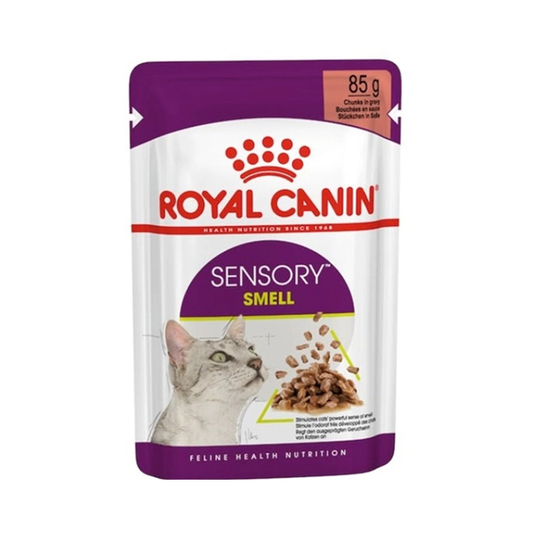 Royal Canin Feline Health Nutrition Sensory Smell Gravy (Wet Food - Pouches) 12X85 g