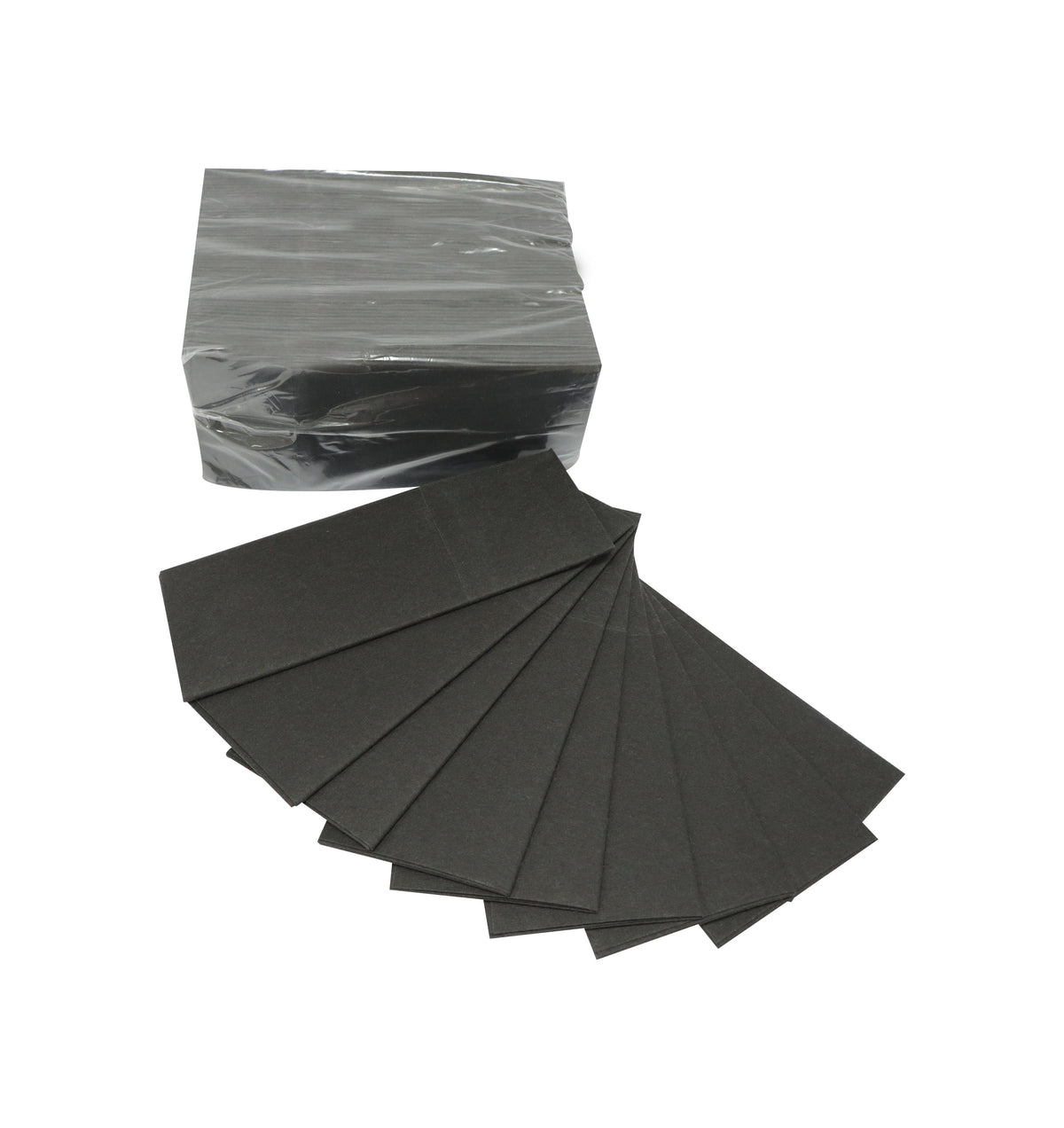 SNH Premium Airlaid Pocket Napkin 40X33CM Black 4X65 Pieces