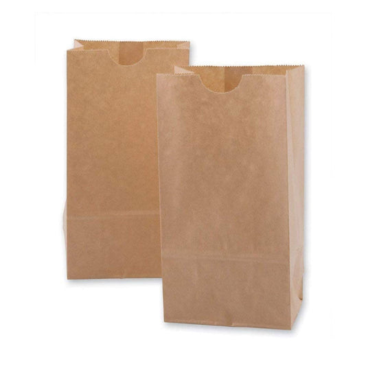 SOS Kraft Paper Bag 6 Brown 15X10X28.5CM 1X2000 Pieces - Your One Stop Solution UAE