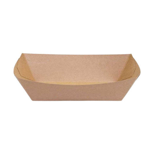 Kraft Boat Tray #1 Extra Small 1X1000 Pieces - Your One Stop Solution UAE