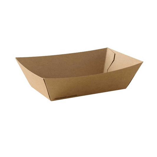 Kraft Boat Tray #2 Small 1X1000 Pieces - Your One Stop Solution UAE