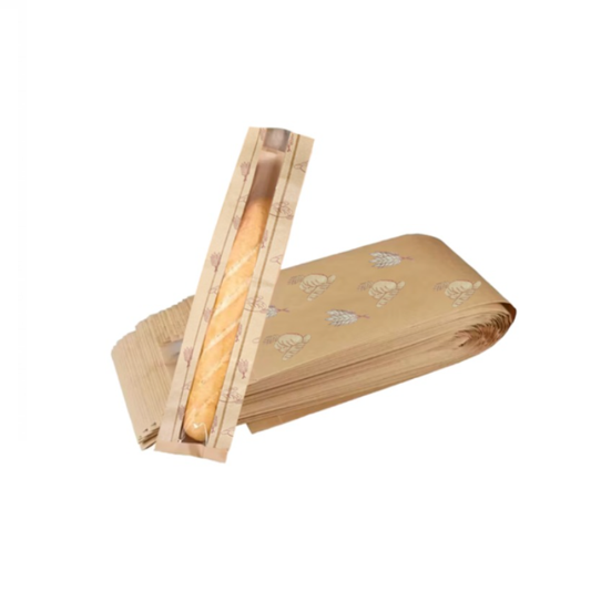 Paper Bag with Window – Brown | Durable Takeaway & Retail Paper Bag