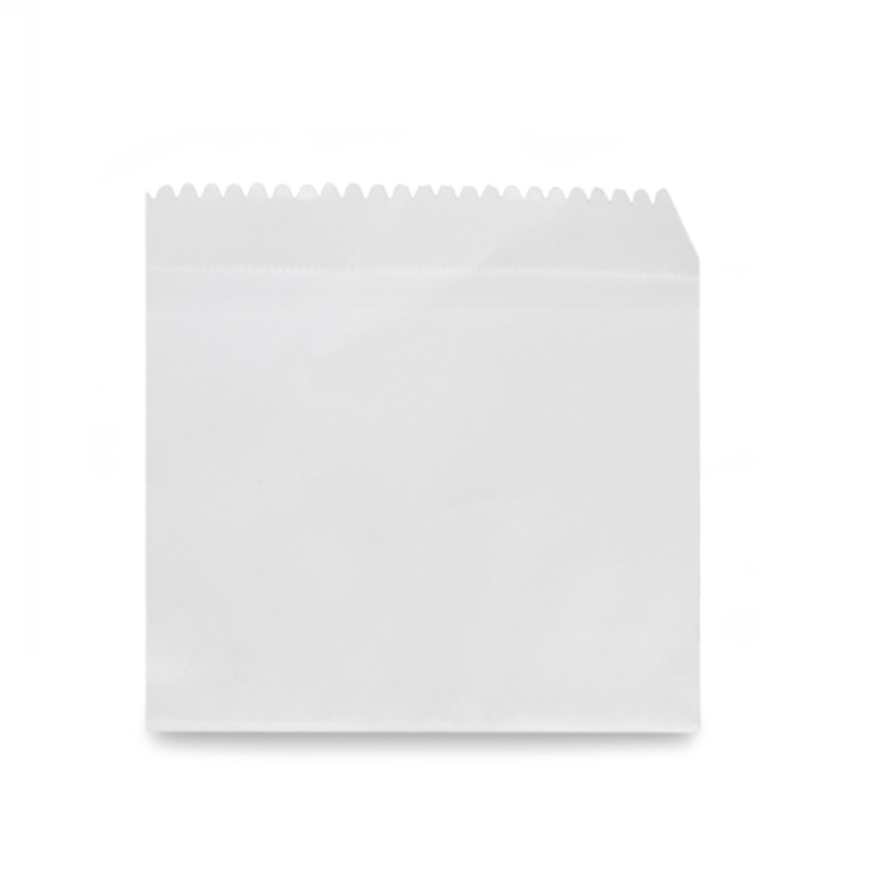 Paper Cookie Pouches – Brown & White, 2-Side Open | Durable Disposable Packaging