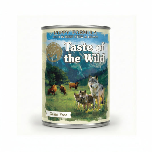 Taste of the Wild Puppy Formula rich in Beef Stew & Gravy -390g