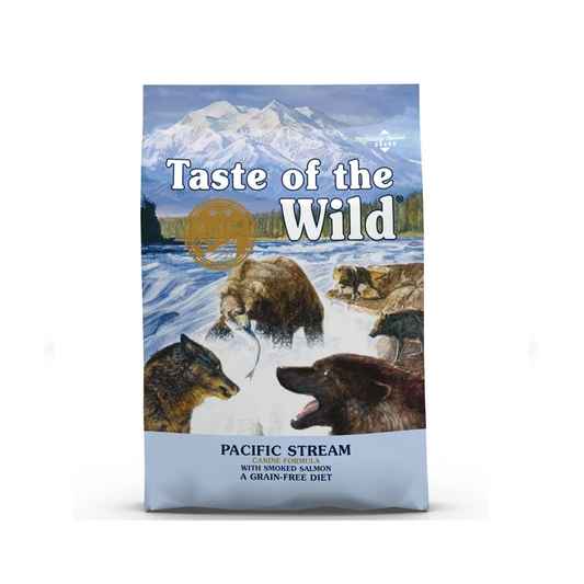 Taste of the Wild Grain Free Premium High Protein Dry Dog Food Pacific Stream Adult - Smoked Salmon- 2 KG