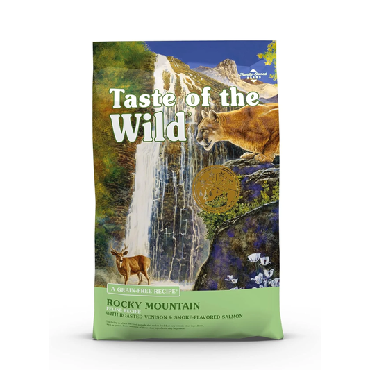 Taste of the Wild Rocky Mountain Feline Recipe with Roasted Venison & Smoked Salmon 2.27kg (CAT)