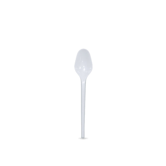 TEA Spoon White Heavy Duty Disposable White Plastic Tea Spoons