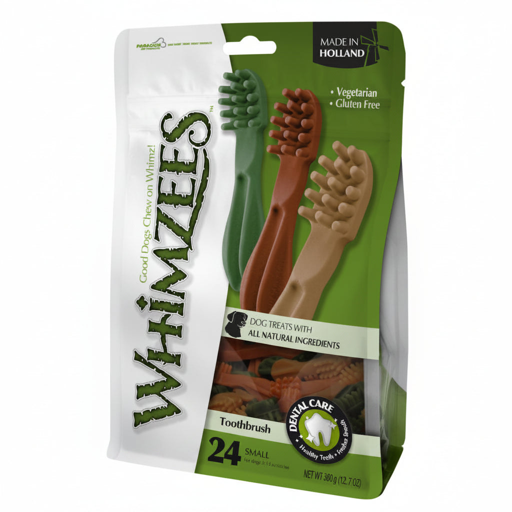 Toothbrush Star Small Mix Brown / Green / Orange (24pcs)
