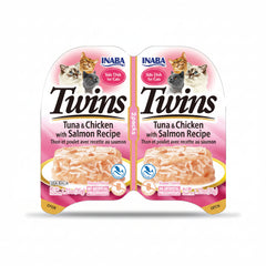 Inaba Twins Tuna & Chicken with Salmon Recipe - 2x35g