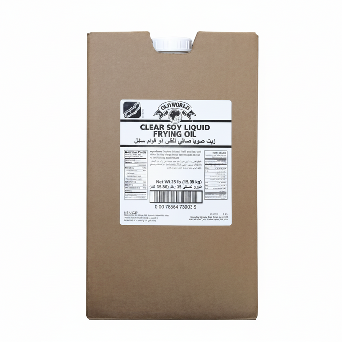 OLD WORLD CLEAR SOY LIQUID FRYING OIL 35LB