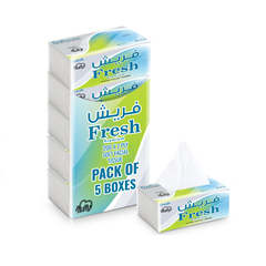 Fresh Nylon Tissue 200x2PLY (Total 400 Sheets)  5BXS PKT