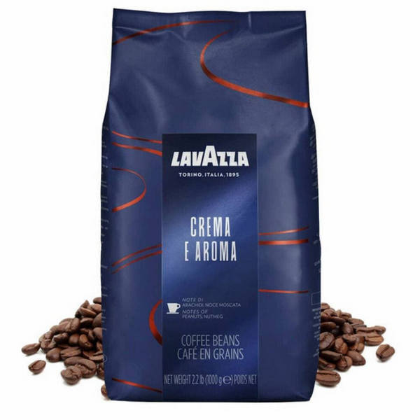 Lavazza Crema E Aroma Coffee Beans, Blue, Italy - 1KG