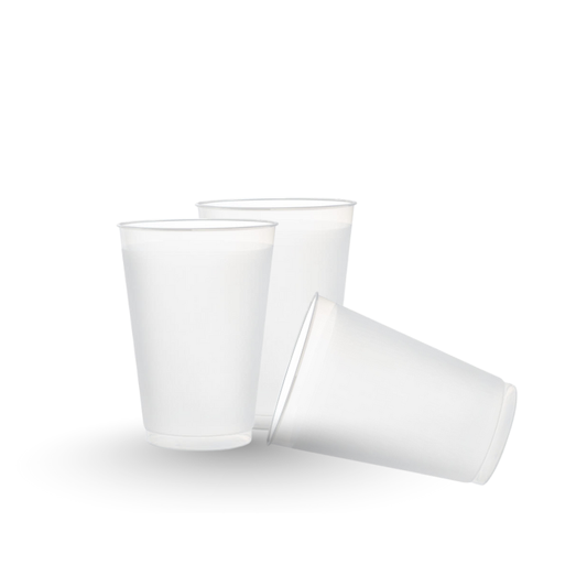 PP Frosted Juice Cup – 12oz | Semi-Transparent Disposable Cup | Food Packaging Supplies