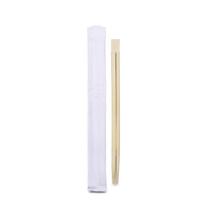 Bamboo Premium Twin Chopstick 23cm Knotted Wrapped