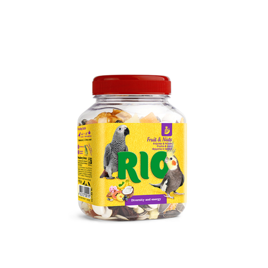 RIO Fruit and Nuts mix natural treats for birds 160g
