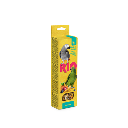 RIO Sticks for Parrots with fruit and berries 2x90g