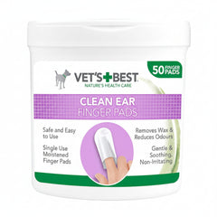 Vet’s Best Clean Ear Finger Pads (50 Pads)