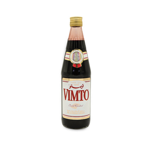 Vimto Fruit Cordial Syrup In Glass Bottle 650 ml
