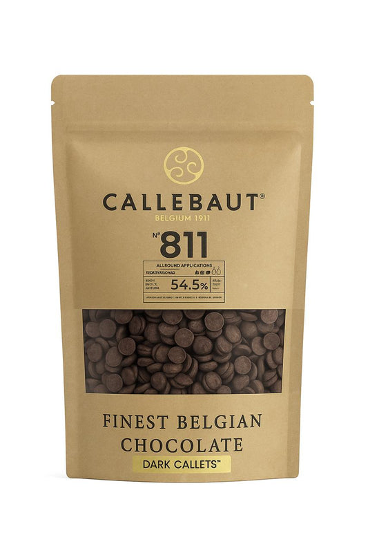 CALLEBAUT DARK CHOCOLATE CHIPS (54.5%) # CAL 811