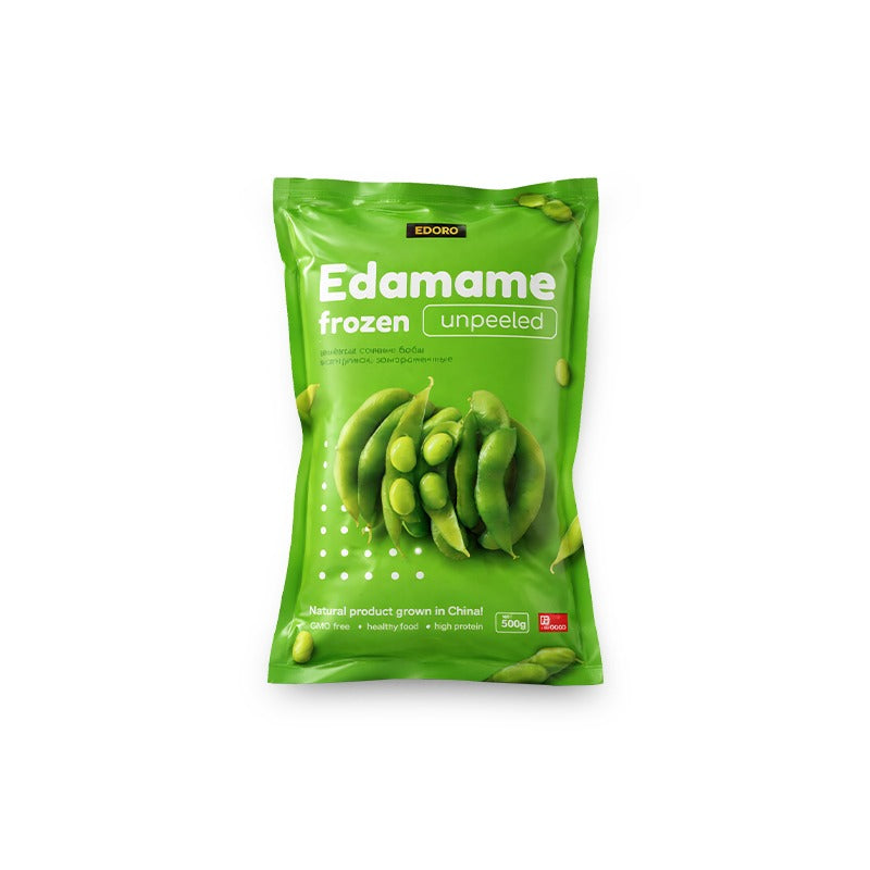 ESORO EDAMAME SOYBEANS, UNPEELED (FROZEN)