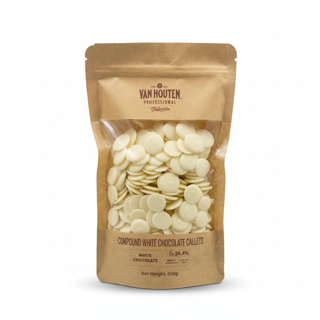 Van Houten White Chocolate Compound 500GRM