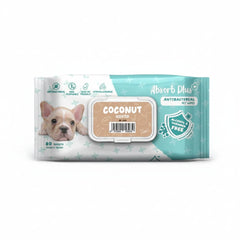 Absorb Plus AntiBacterial Pet Wipes Coconut Scented - 80PCS - SNH Packing